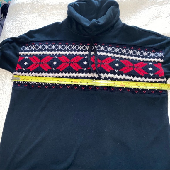 Chaps Cowl Neck Long Sleeve Christmas Holiday Sweater - Picture 4 of 8